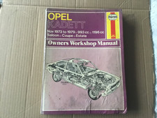 Opel Kadett 1973–1979 - Saloon Coupe Estate - Haynes Workshop Manual #395