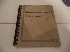Roadless Ploughmaster 75 Tractor Parts Book Genuine Original Spare Parts Book