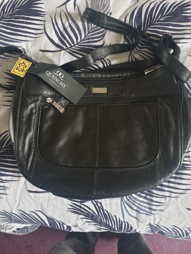 Quenchy london black - black, leather