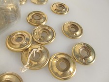 Brass Door Knob Rose Handle Backing Plate Back Plate Antique STYLE 42mm / 19mm