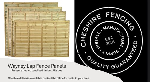 Wayney lap fence panels - lap,