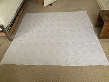 Vintage Large White Damask