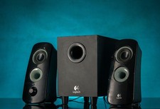 Logitech Z323 2.1 Gaming PC Computer Surround Sound Speakers And Subwoofer