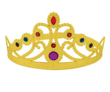 Gold Queen Crown Fancy Dress