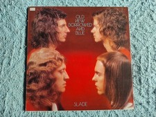 SLADE : OLD NEW BORROWED AND BLUE  1974 Polydor Vinyl LP EX / EX 
