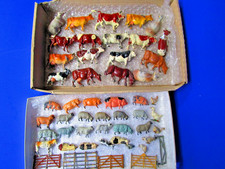 Britains Vintage lead farm animals items job lot Sheep Pigs Cows Bull Chickens +
