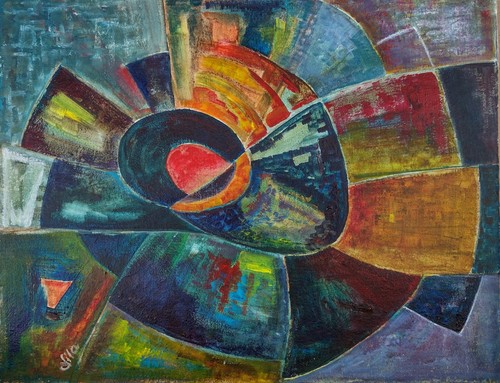 Original abstract acrylic - original,