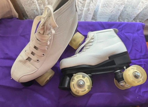 Wheel roller skates with - 4-wheel, led