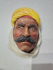 Vintage Chalkware Arab /