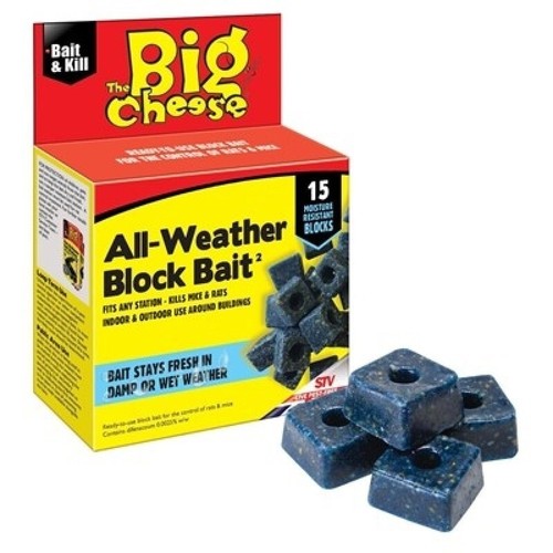 Big cheese mouse bait block - bait,