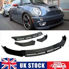 GlossBlack Front Bumper Lip Spoiler Splitter For Mini Cooper F55 R53 R56 R57 R58