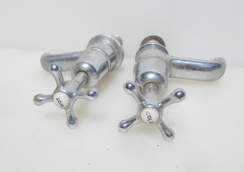 Victorian taps chromed brass - taps,