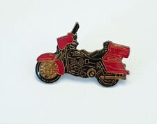 Red & Black Motorbike Shape Enamel Small Pin Badge (Missing Clasp on Back) Biker