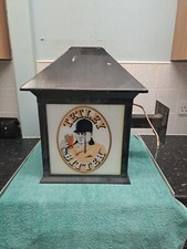 Large vintage original Tetley Pub Lantern With Wall Bracket 