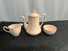 Johnson Brothers Rosedawn Mini Coffee Pot Creamer & Sugar Bowl