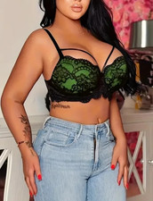 Women's Sexy Comfortable Lingerie, Sheer Lace Erotic Bra, Cross-Border