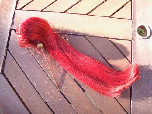 Original red horse - red, hair