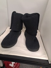 Ugg Women Black Mid Calf Cardy