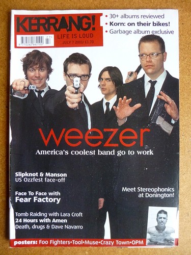 Kerrang july 2001 weezer - kerrang,