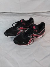 Reebok Easytone Black And Purple Mesh Lace Up Trainers Size 5 UK Womens