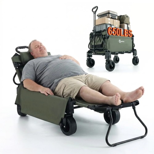 Garden trolley foldable cart - trolley,