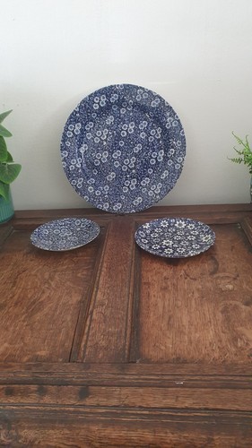 Burleigh calico large plate - burleigh,