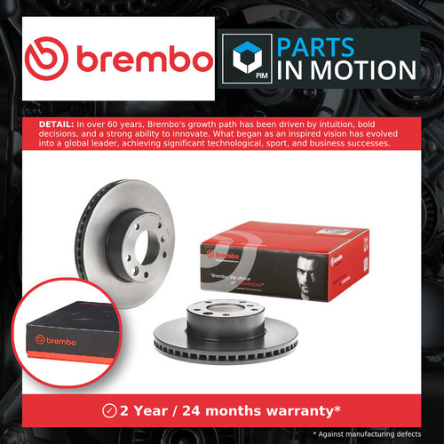 Brake discs pair vented - 2x,