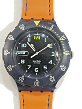 A Scarce 1997/8 Swatch Scuba 200 Watch HYDROCOMPASS SDN121 Working Box Papers