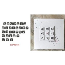 Square Alphabet Metal Cutting