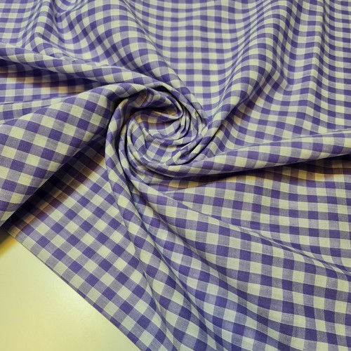 Polycotton gingham 4 - 1", 1/4"