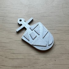 4th Doctor Inspired Tardis Key Replica  Doctor Who Prop 3D Printed