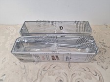 x2 Amtido Spice Rack 2-Pack Wall and Inside Cupboard Door Mount - Metal Mesh