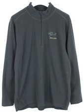 JAHTI JAKT  Sweatshirt Men's XL Hunting Fleece High Neck Half Zip Logo