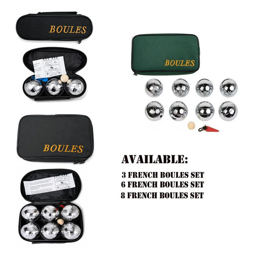 French boules set - french,