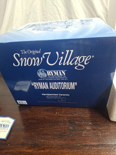 Department snow village - department,