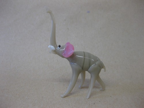 Vintage art glass miniature - glass,