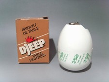 Vintage French DJEEP 1960s Pocket To Table Lighter Converter NOS Boxed Space Age