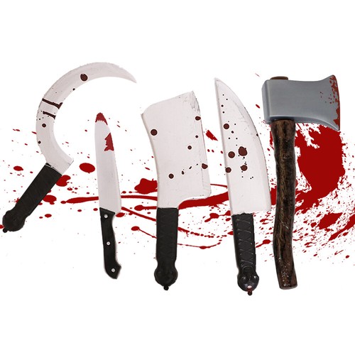 Bloody halloween weapons - halloween,