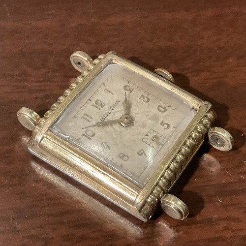 Vintage bulova watch gold - watch,