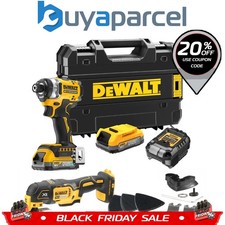 Dewalt 18v XR Premium DCF860E2T Impact Driver 282Nm 2 Bat + DCS355N Multi Tool 