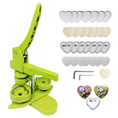 Heart shaped button maker - heart-shaped,