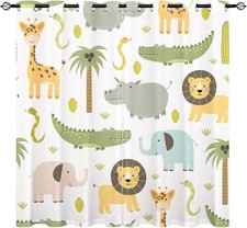 Safari Animal Curtains - Kids