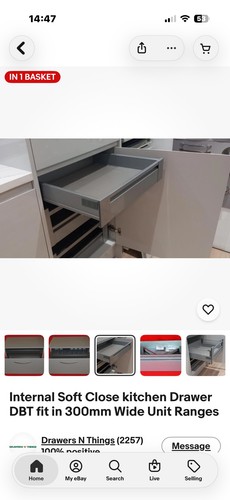 Internal soft close - internal, kitchen