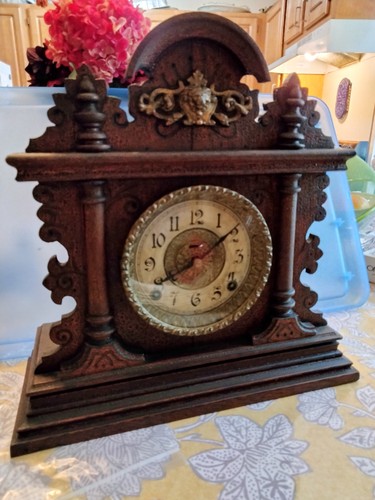 Antique ingraham carved wood - ingraham,