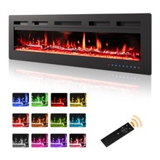 40" Electric Fireplace Wall