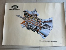 Old Land Rover Dealership Workshop Poster Early 80’s
