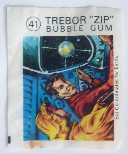 Trebor zip bubble gum wax - bubble,
