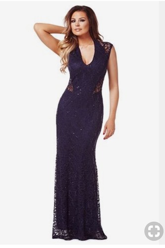 Jessica wright navy maxi dress - jessica,