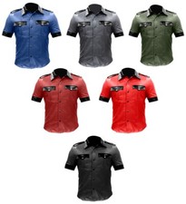 MENS LEATHER SHIRT REAL