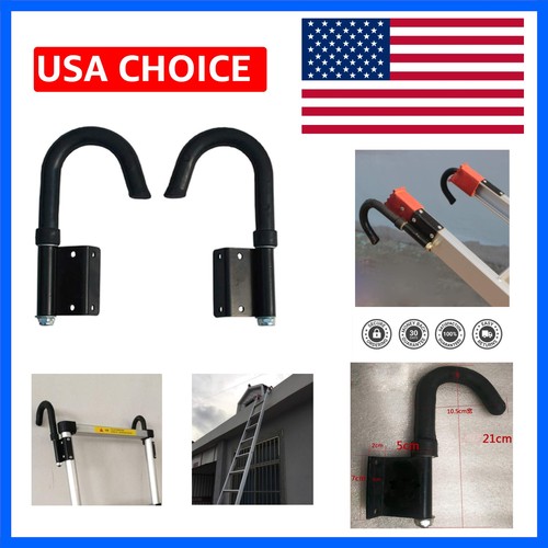 Telescoping ladder roof hook - ladder,